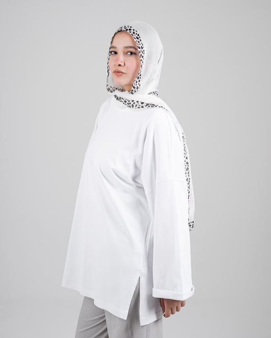 Essential Long Sleeve Tee - White
