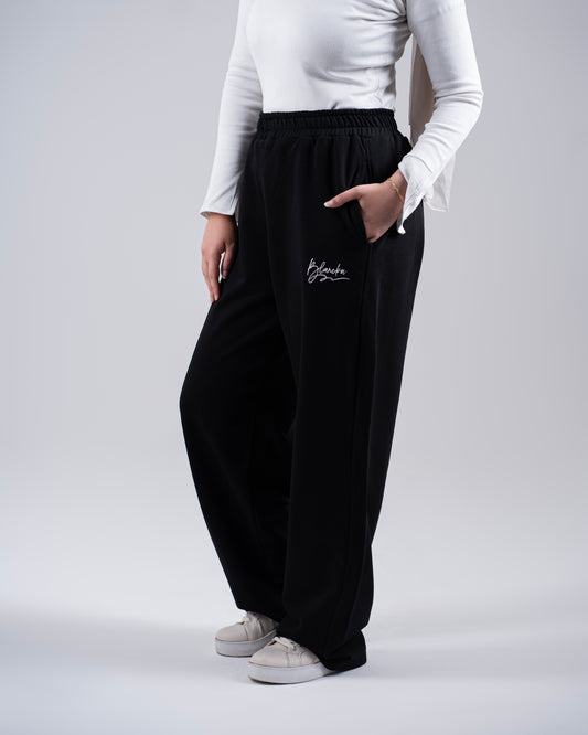 Box Fit Sweatpants - Black