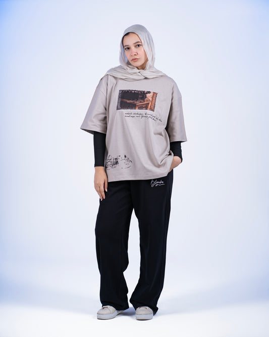 Radio T-shirt - Beige