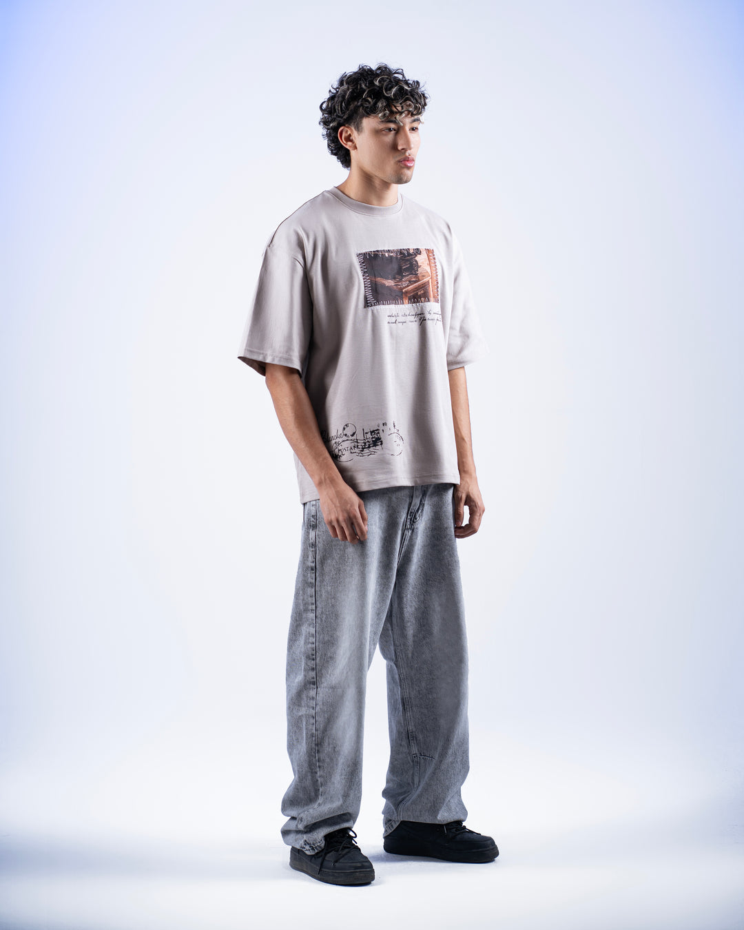 Radio T-shirt - Beige