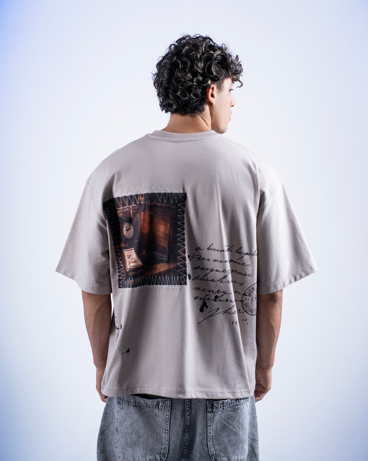 Radio T-shirt -Beige