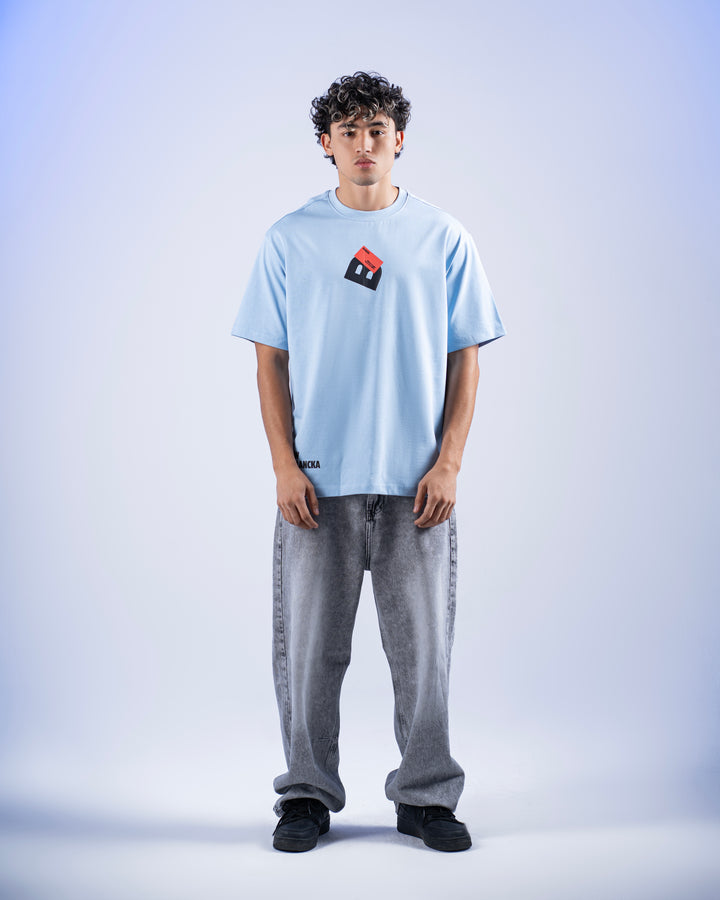 Pain Gain T-shirt - Baby Blue