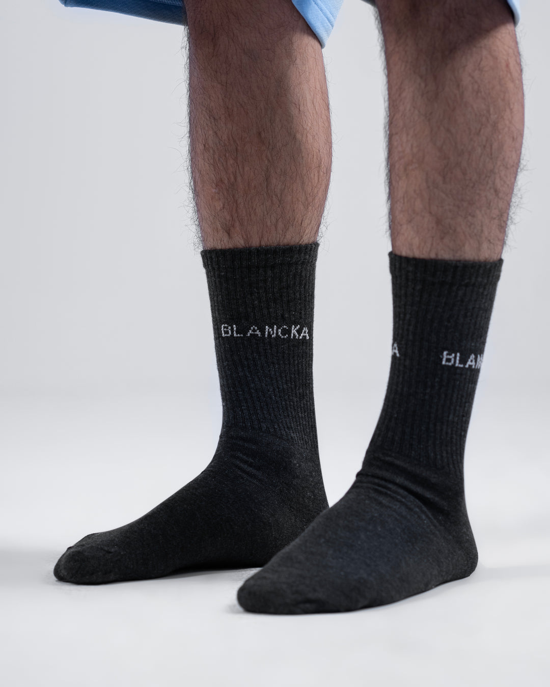 Classic Ribbed Socks – Dark Grey