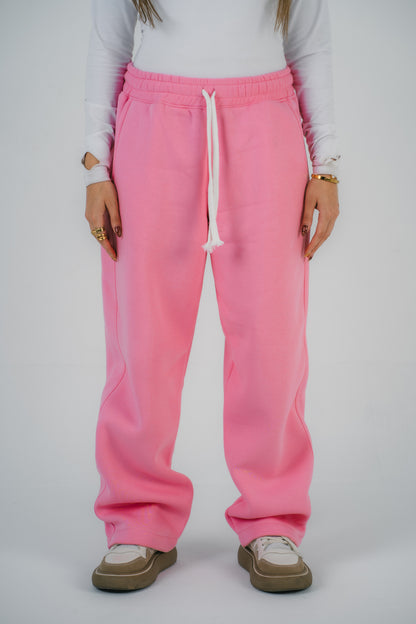 Pink Wide Leg Milton Pants