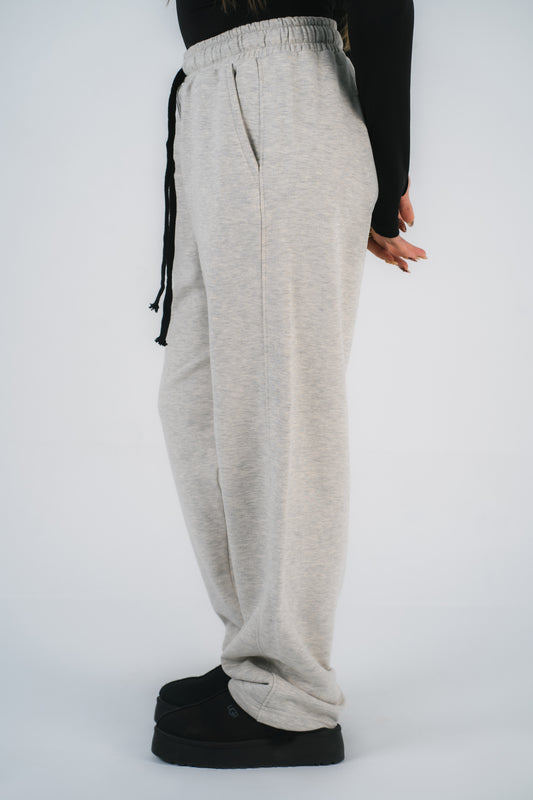 Silver Wide Leg Milton Pants