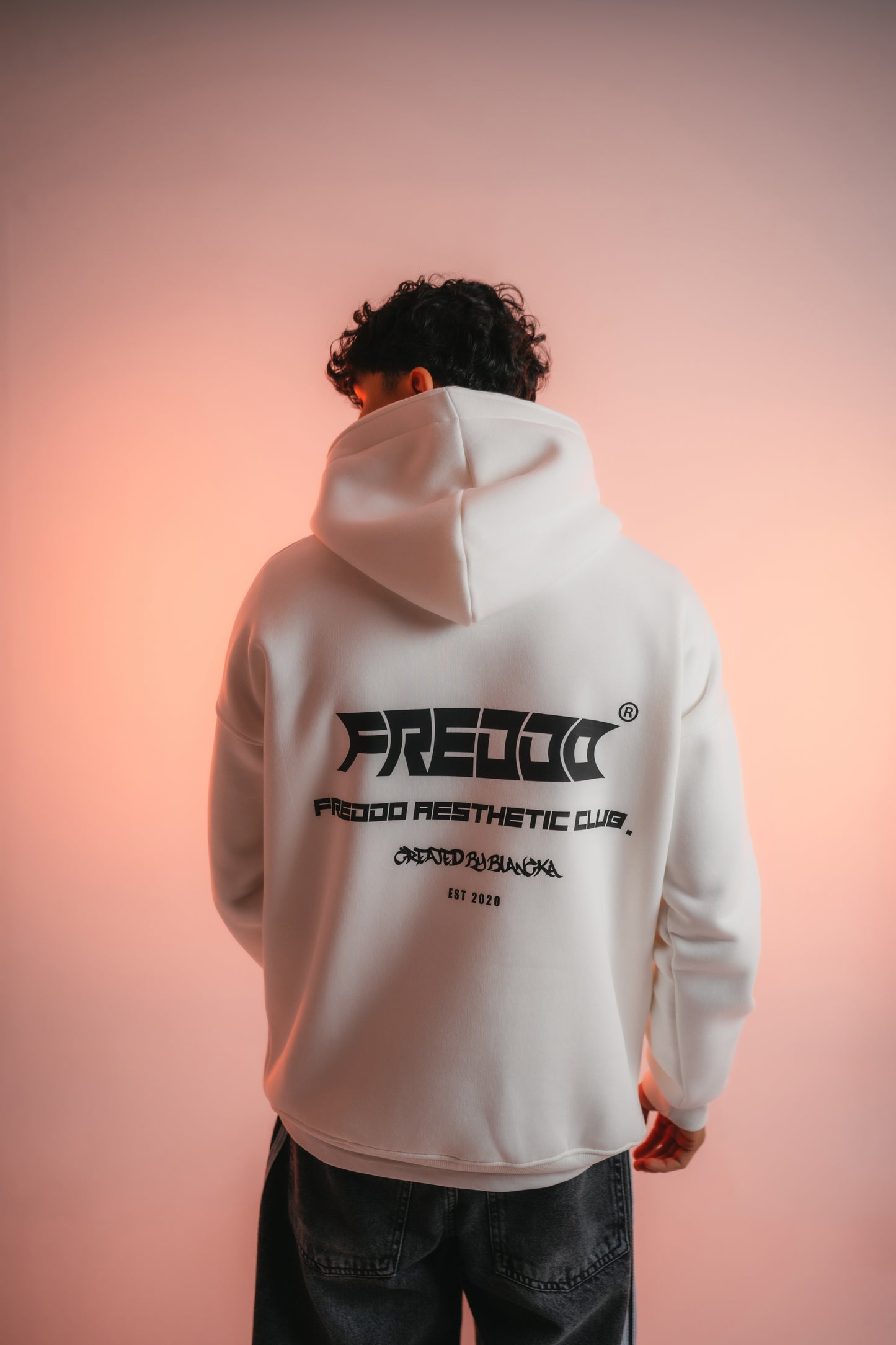 Fredoo White Hoodie