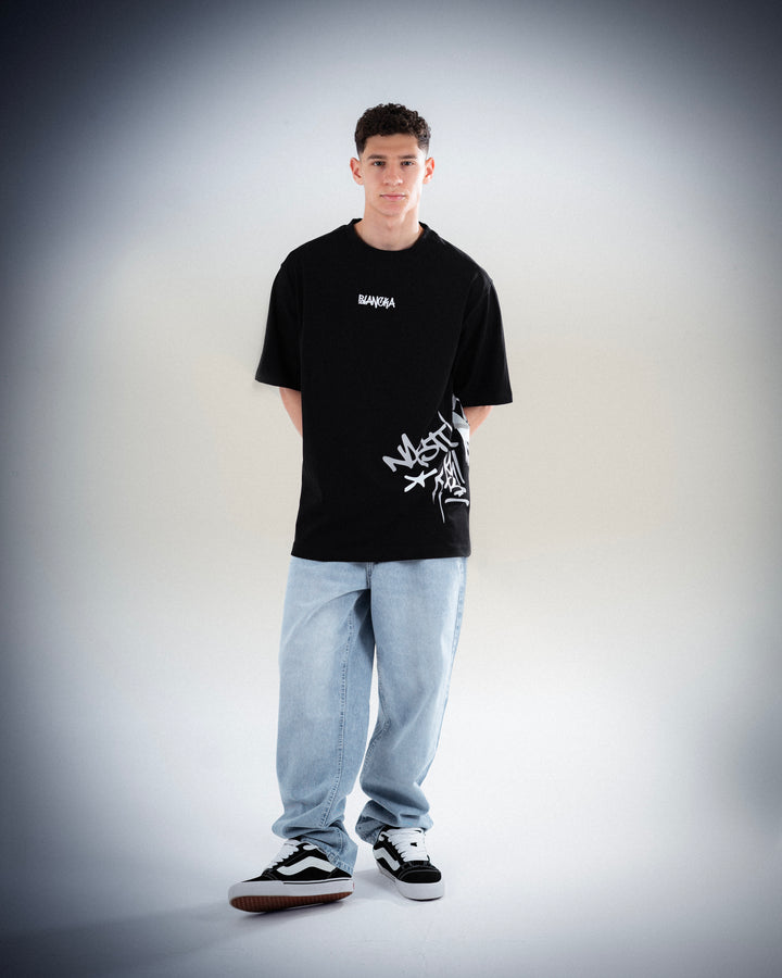 Black Side Grey T-shirt