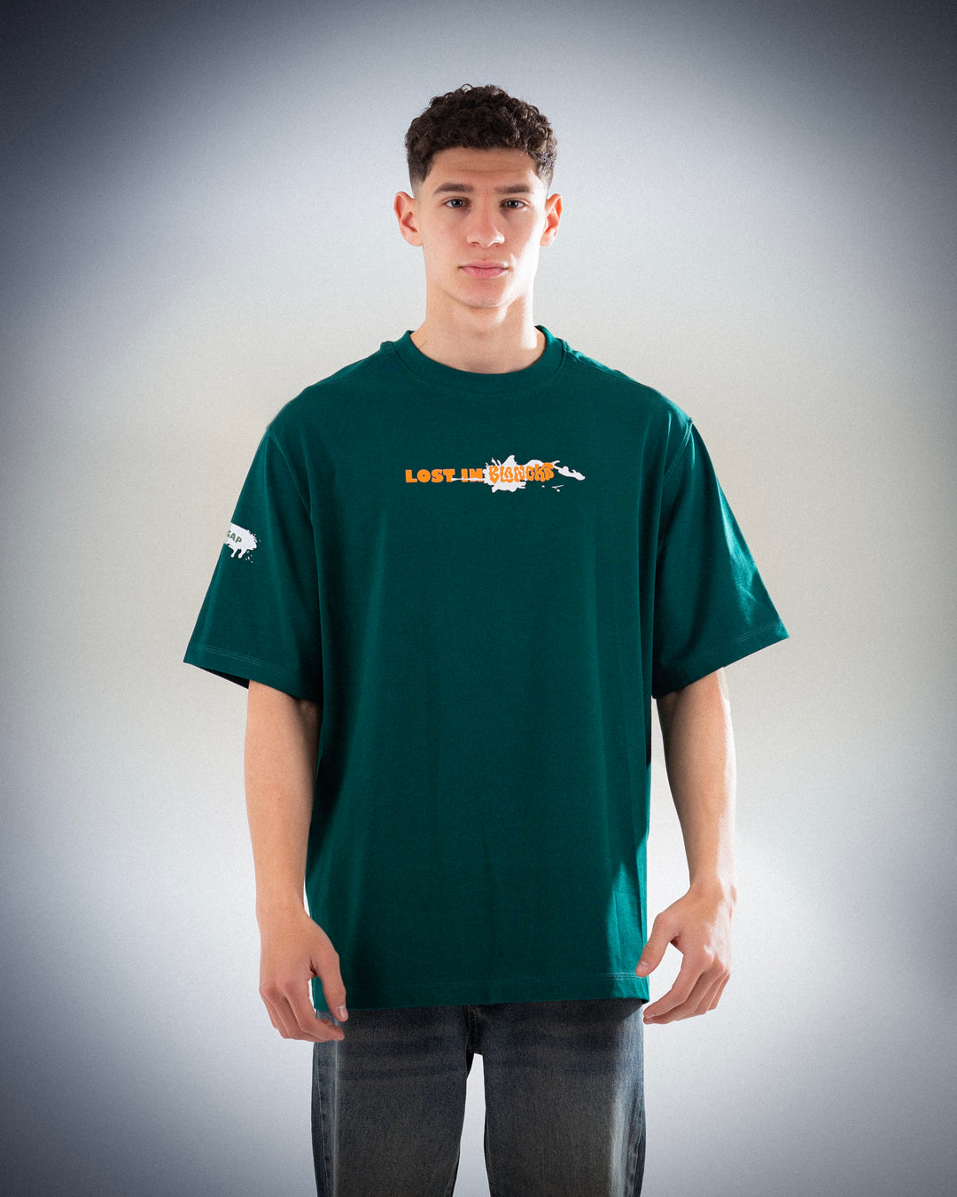 LOST IN BLANCKA Oversized Tee -