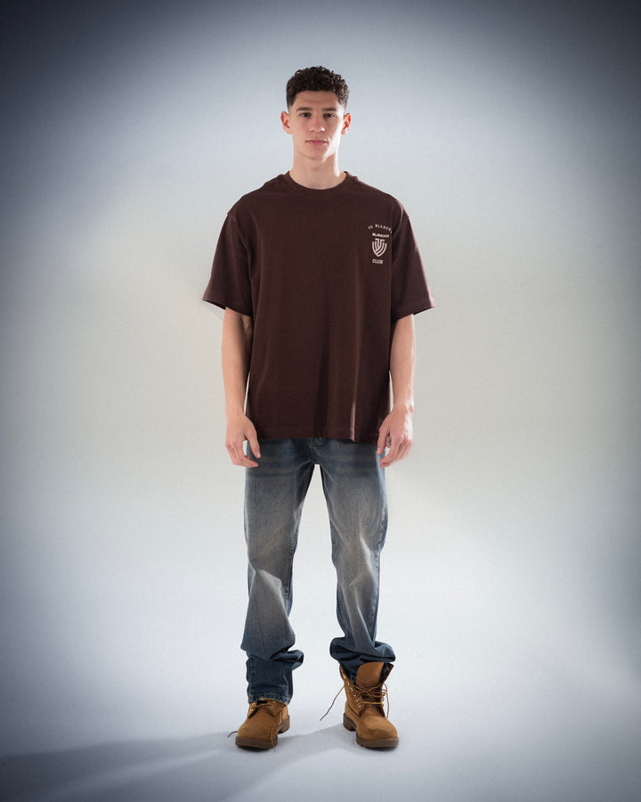 Wash Brown Culture T-shirt