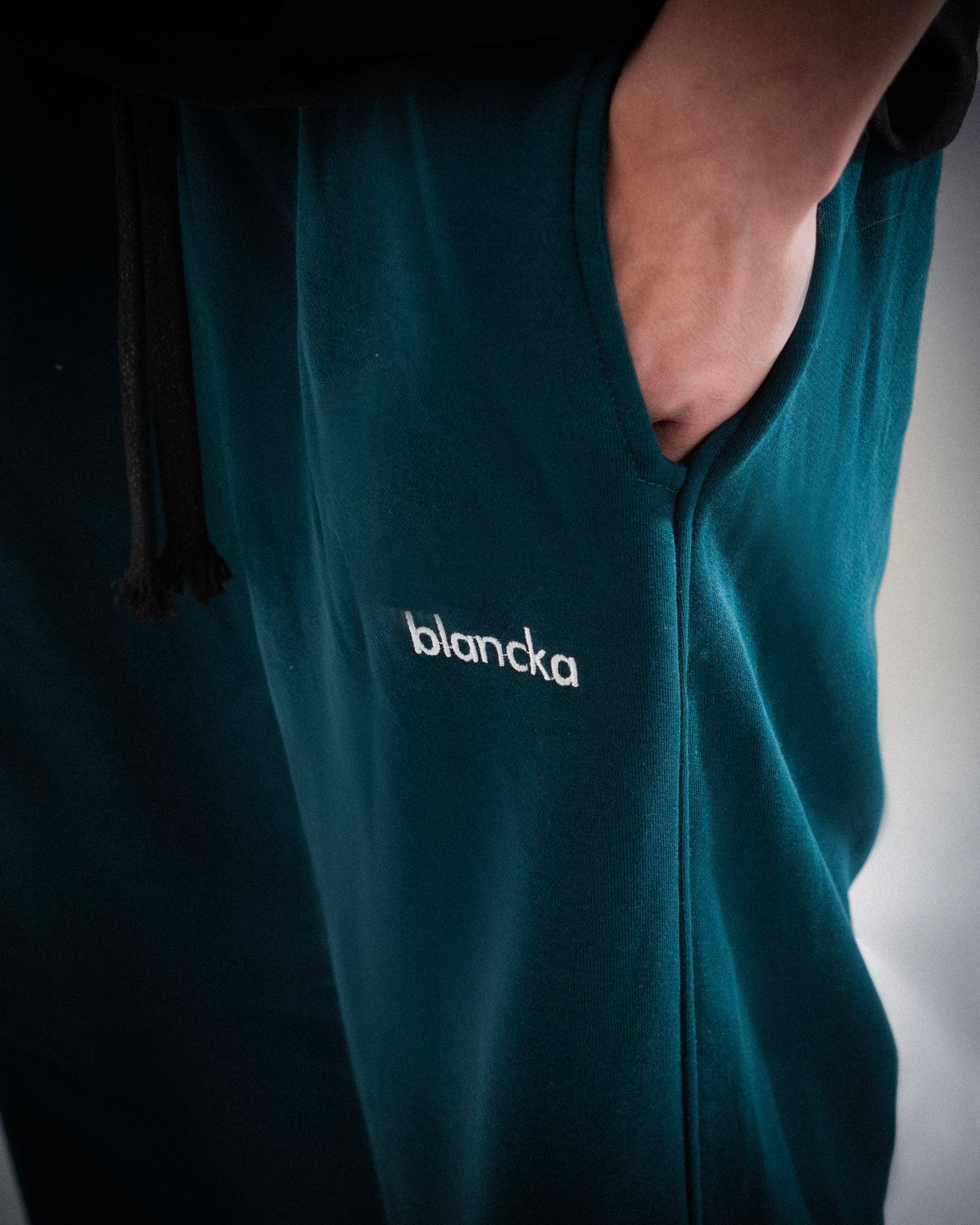 Wide Leg Sweatpants - Oil