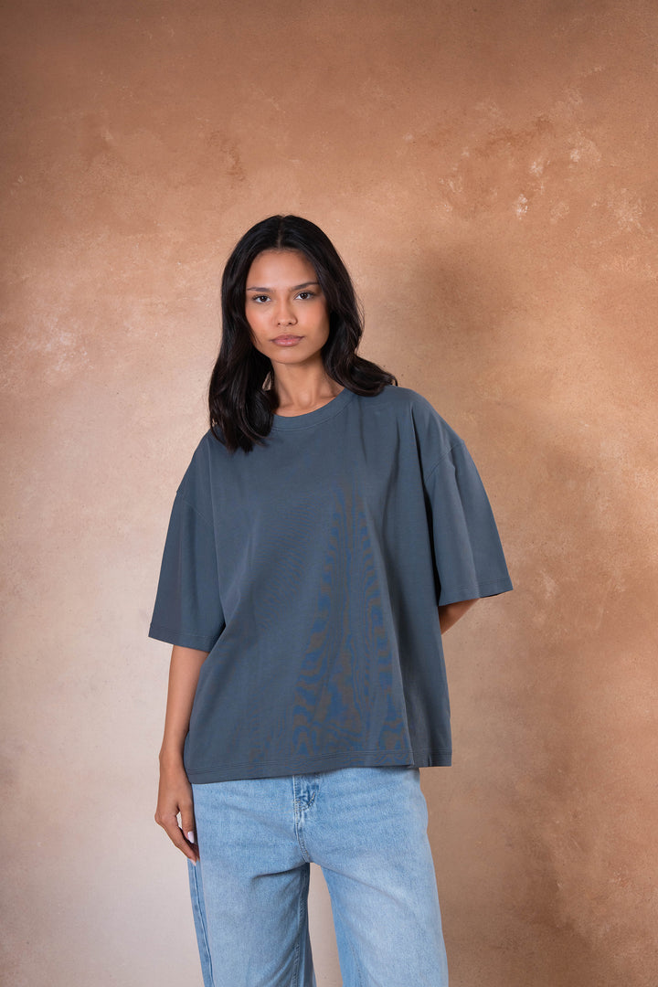Box Fit Tee - Gray