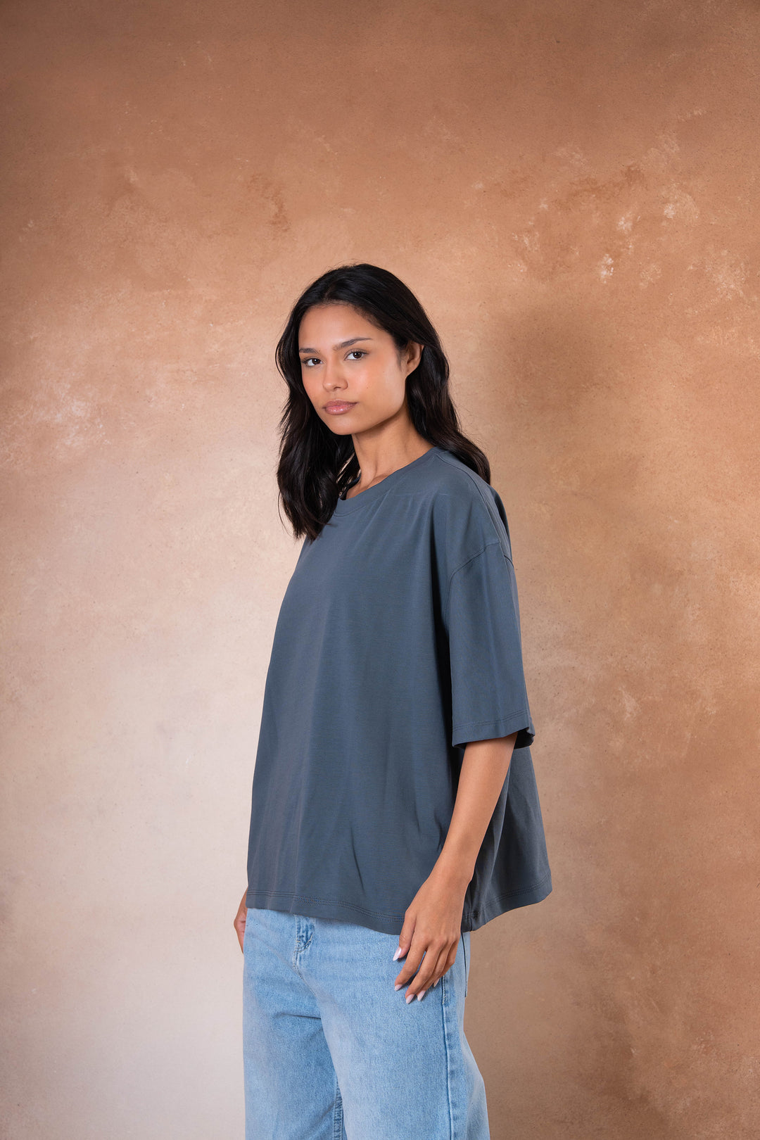 Box Fit Tee - Gray
