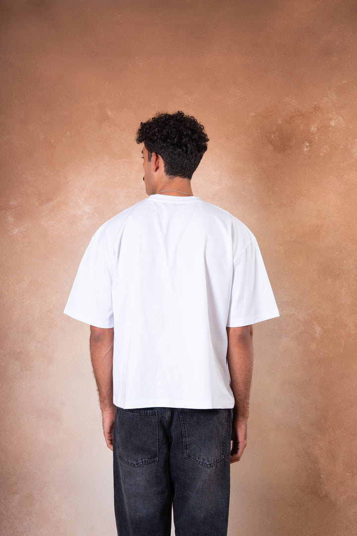 Box Fit Tee - White
