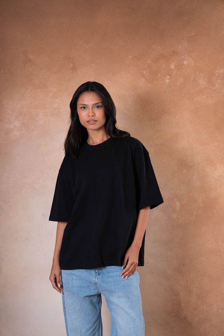 Box Fit Tee - Black