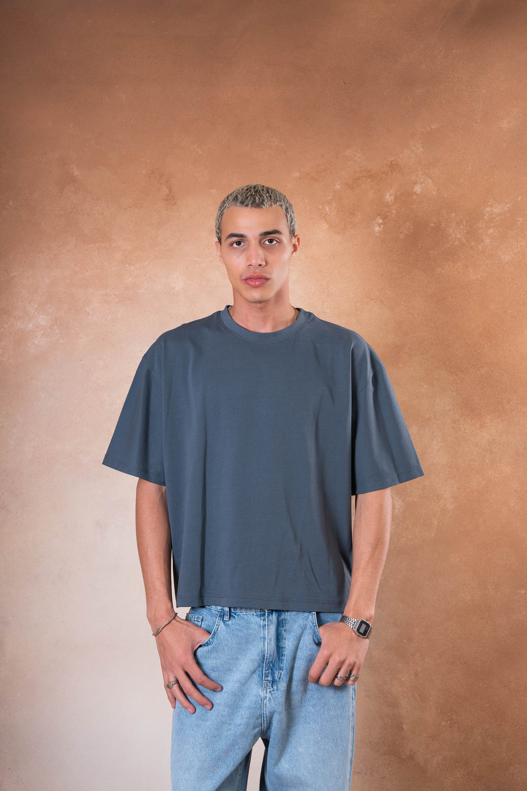 Box Fit Tee - Gray
