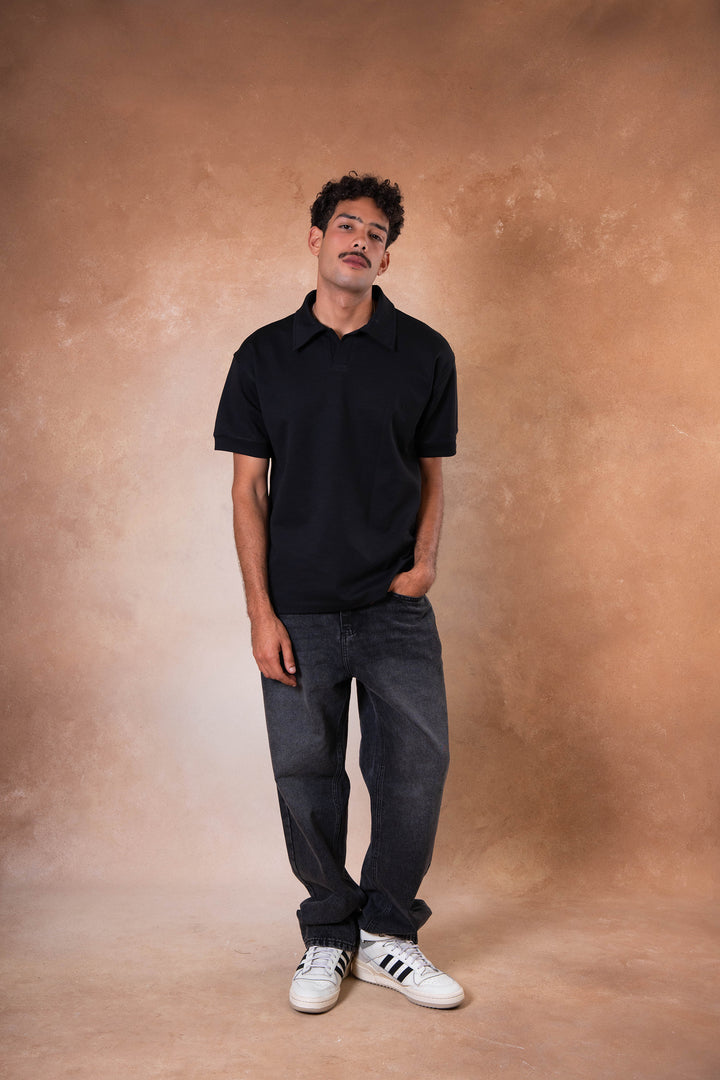 Polo Tee - Black