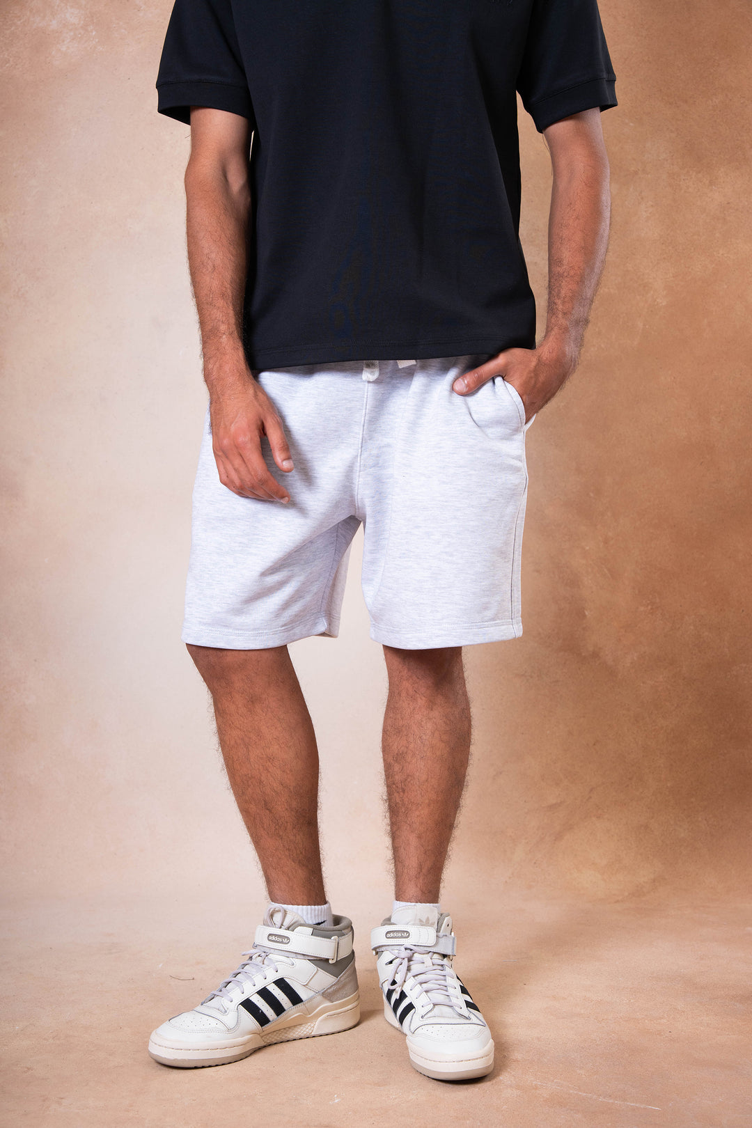 Blancka Shorts - Light Gray