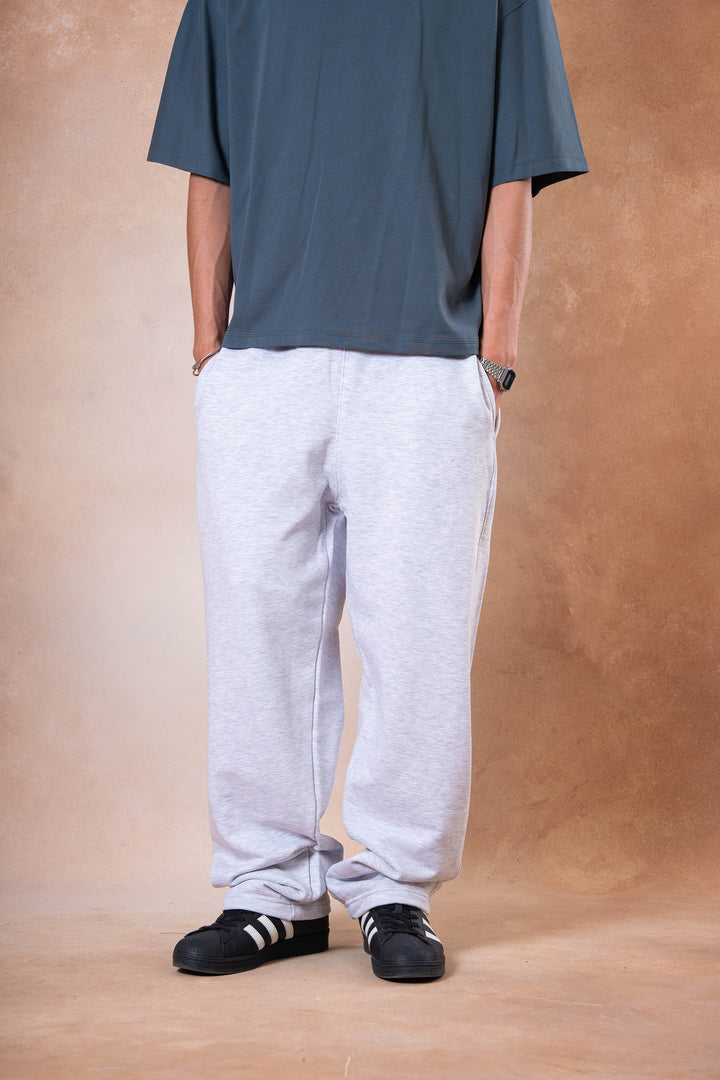 Box Fit Sweatpants - Light Gray
