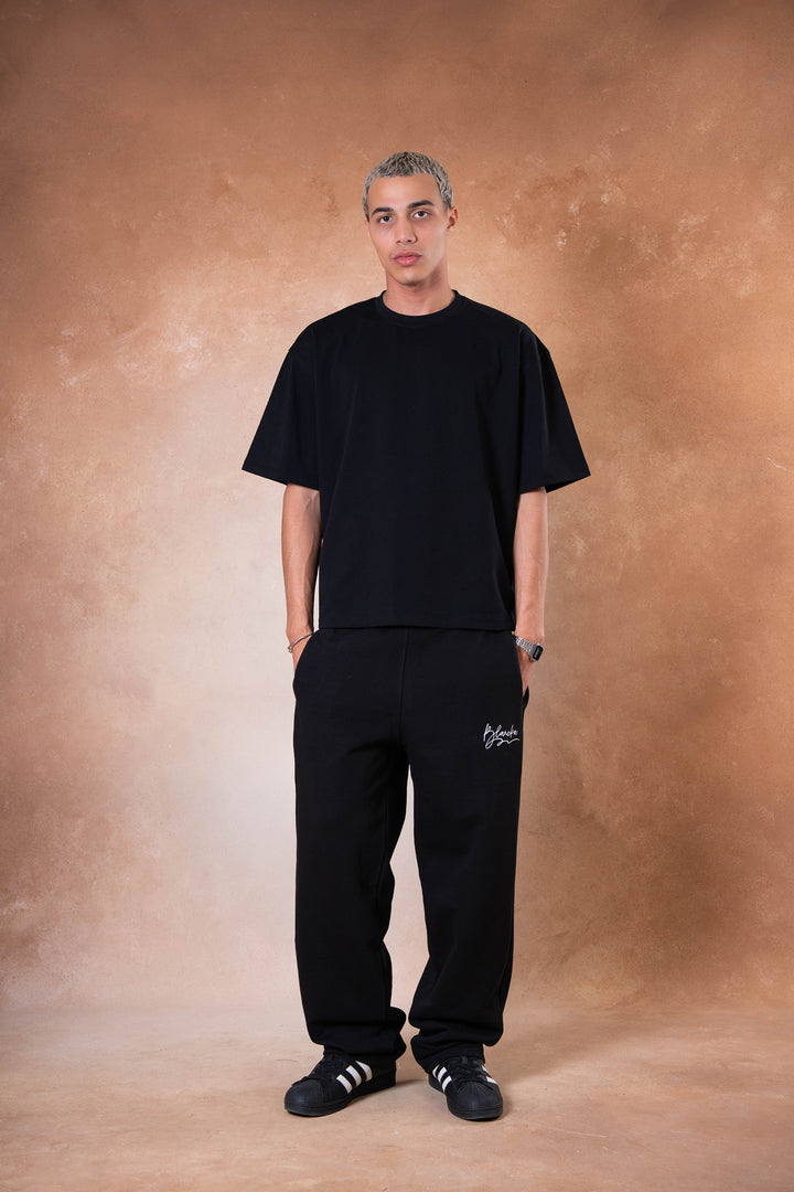 Box Fit Sweatpants - Black