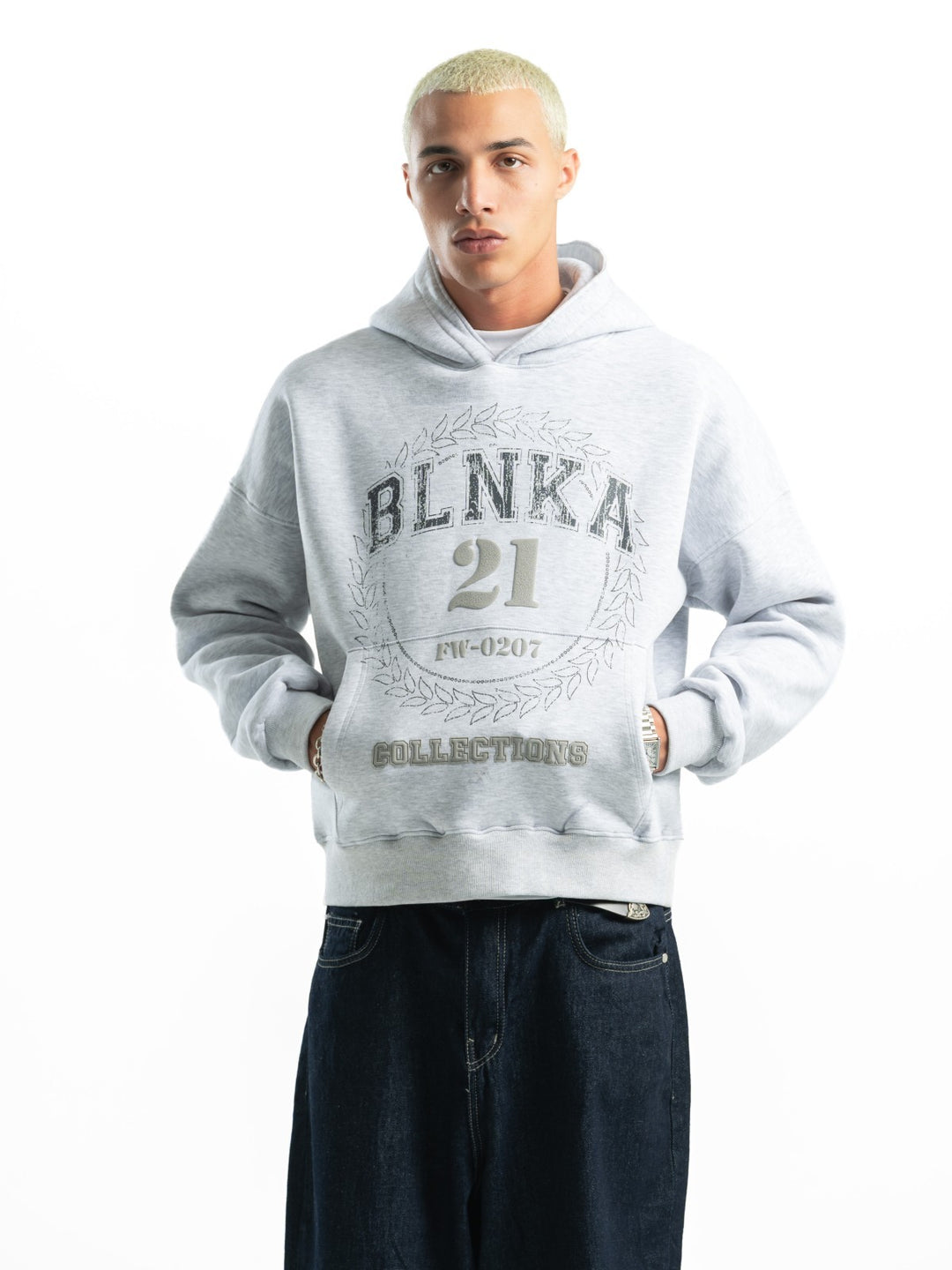 Blancka Varsity - Light Gray