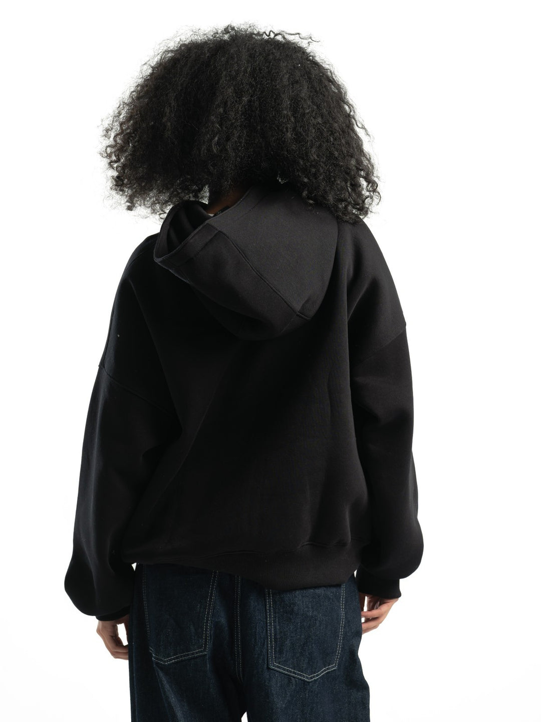 Box Fit Hoodie - Black