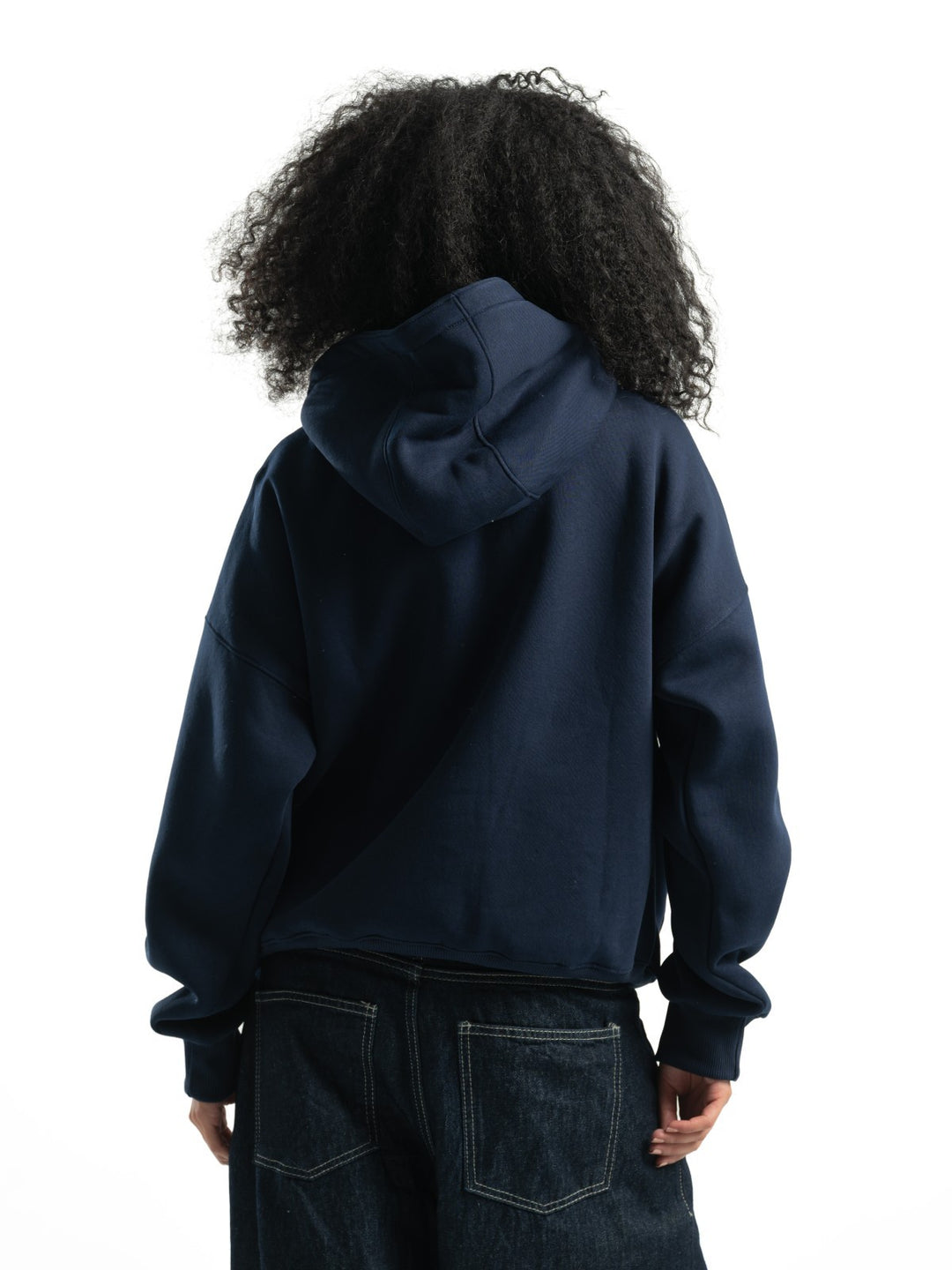 Box Fit Hoodie - Navy