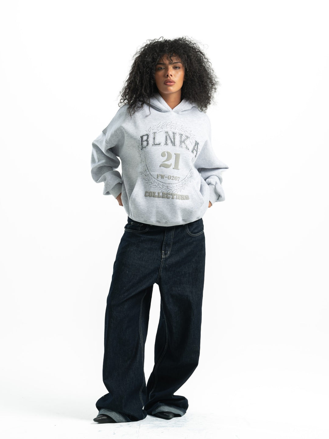 Blancka Varsity - Light Gray