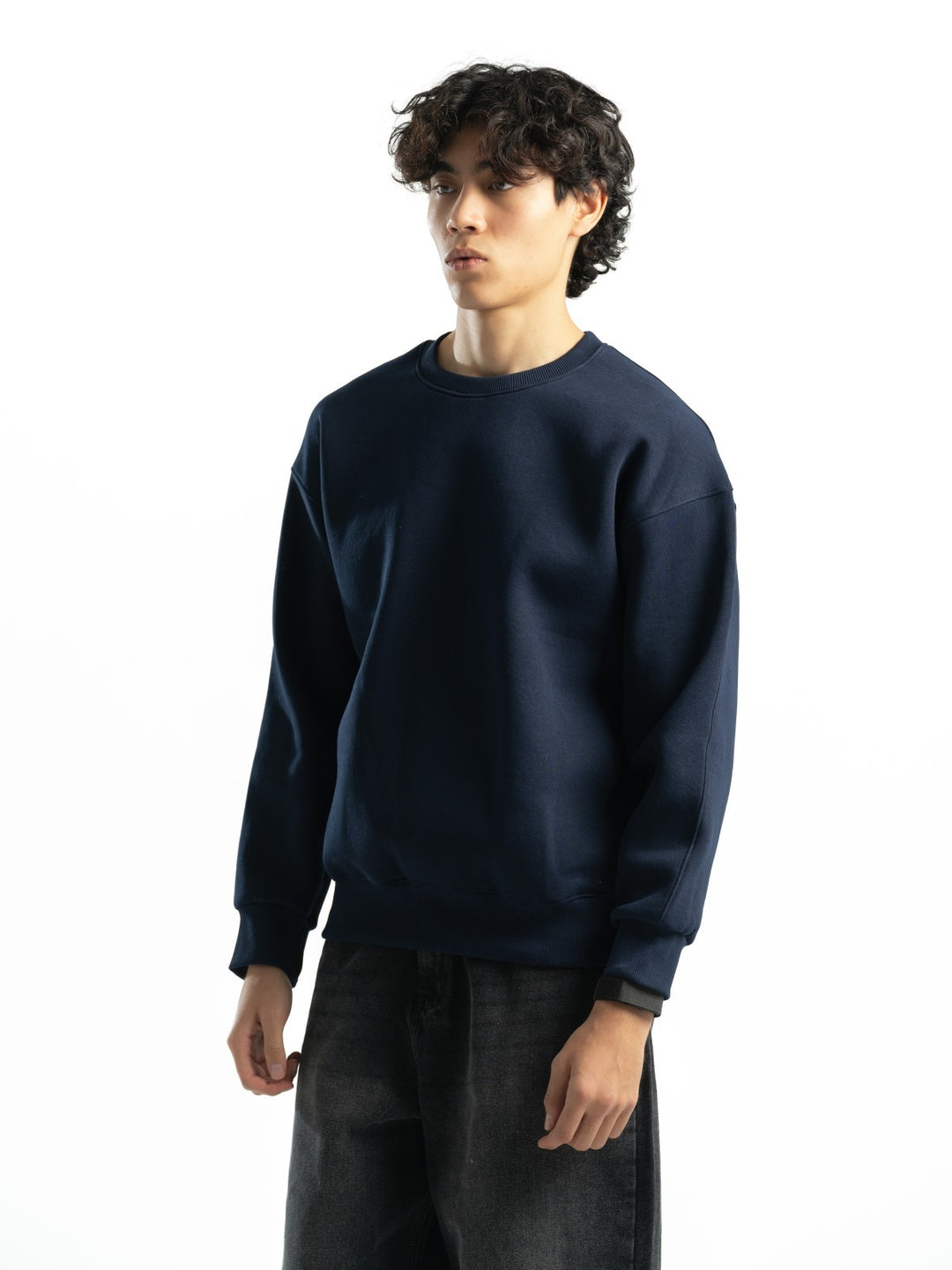 Basic Crewneck – Navy