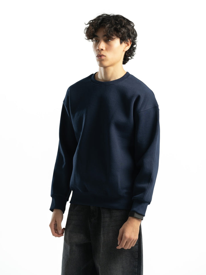 Basic Crewneck – Navy