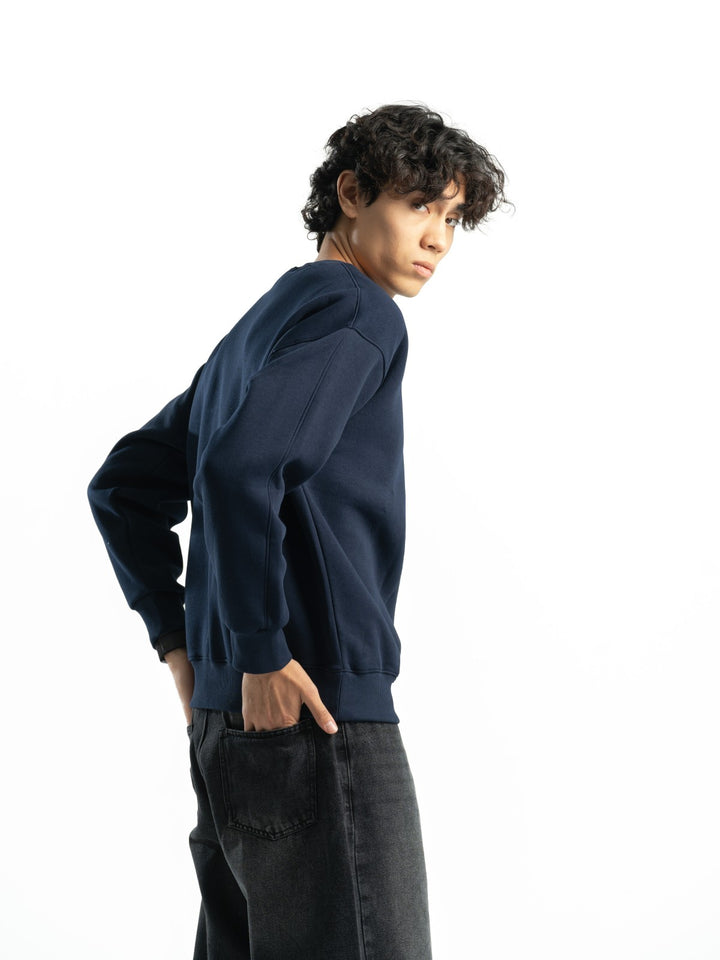 Basic Crewneck – Navy