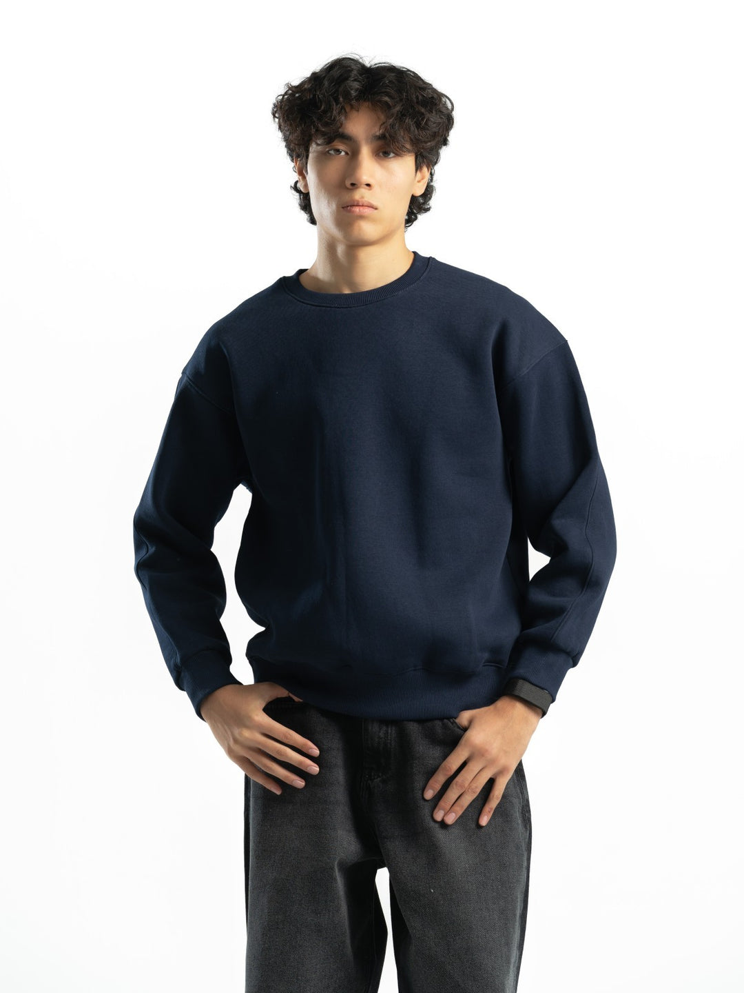 Basic Crewneck – Navy