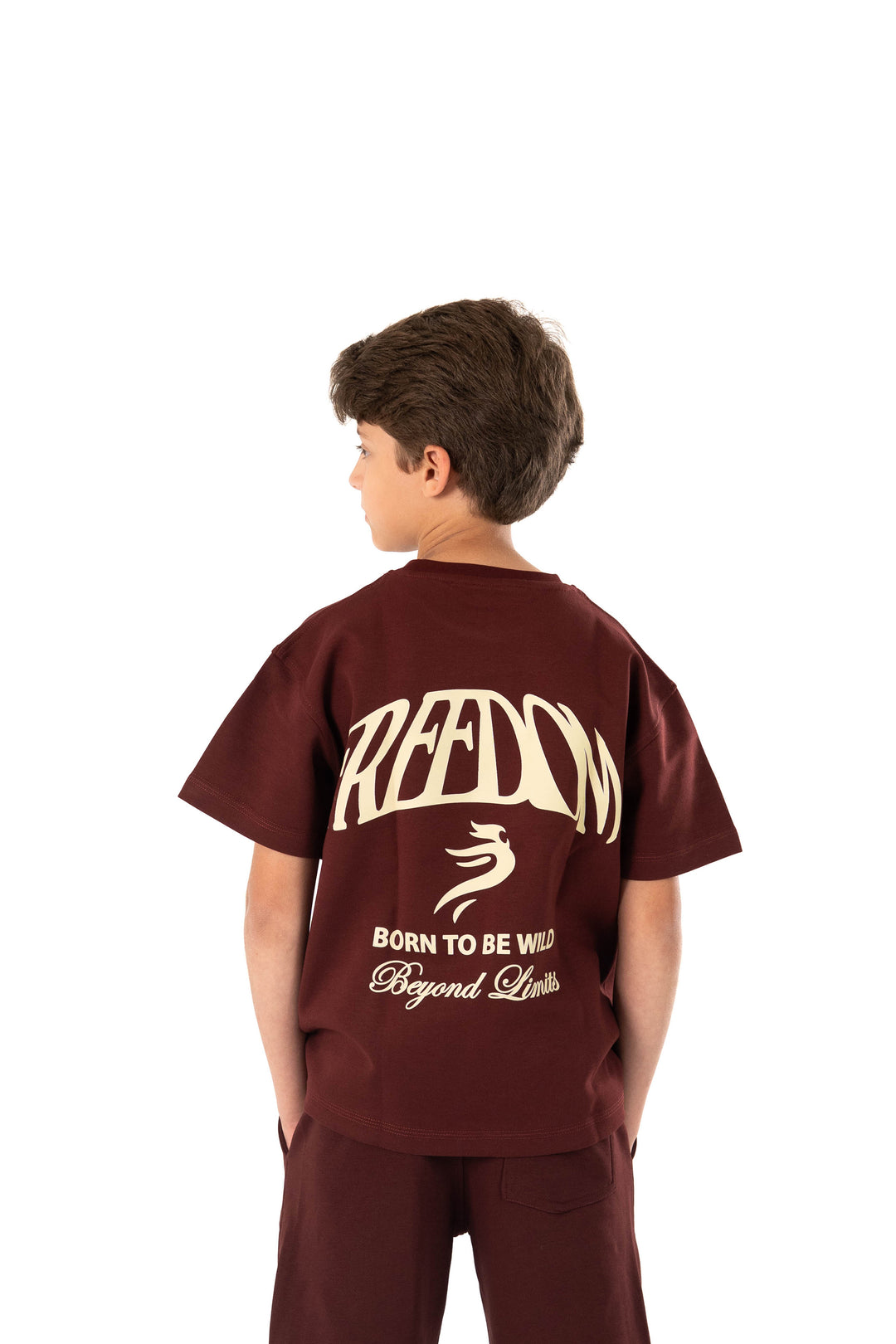 Beyond Junior  Tee — Burgandy