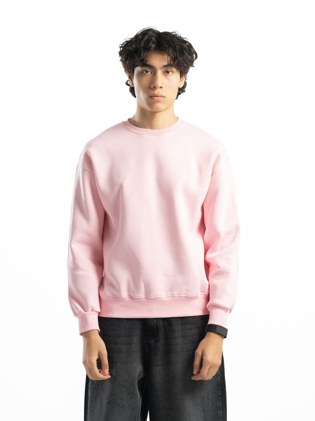Basic Crewneck – Baby Pink