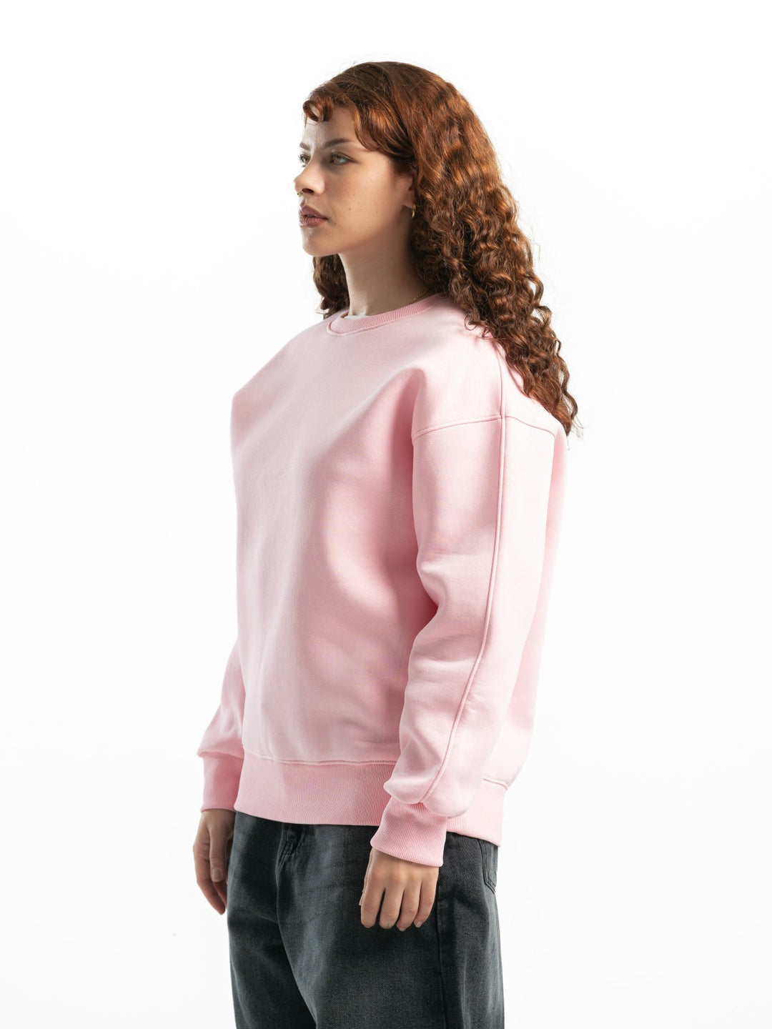 Basic Crewneck – Baby Pink