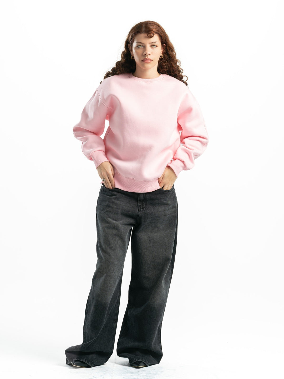 Basic Crewneck – Baby Pink