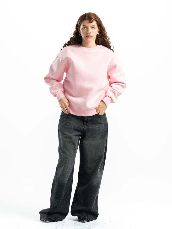 Basic Crewneck – Baby Pink