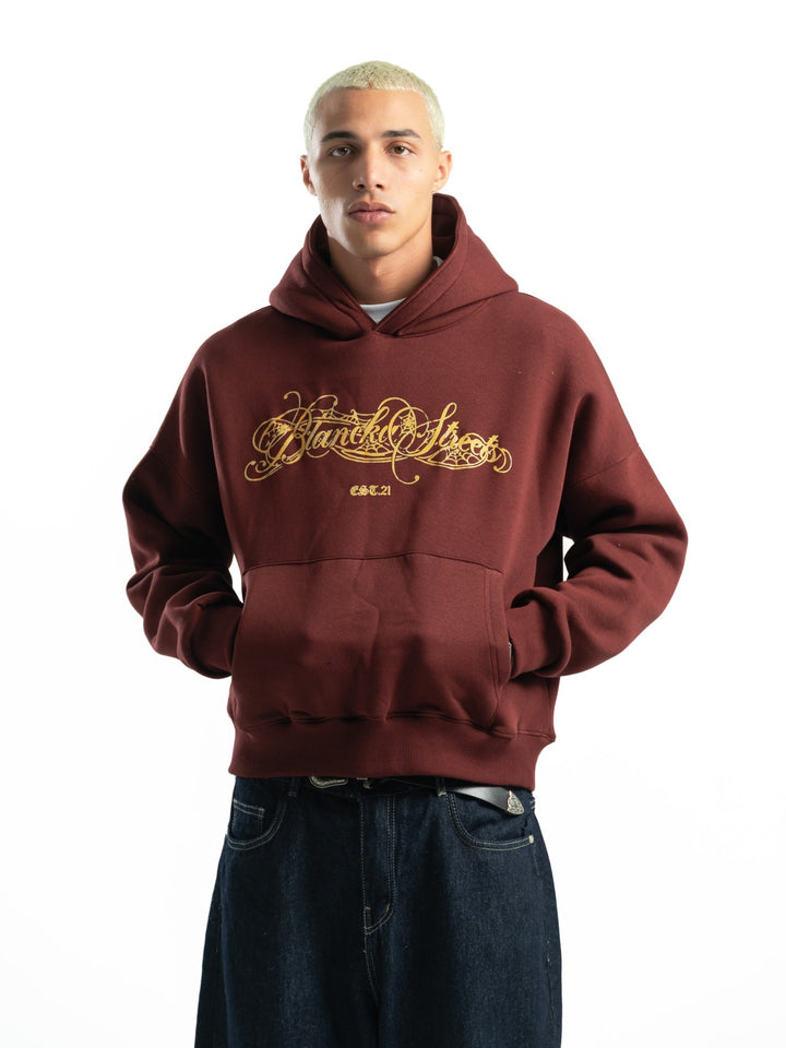 Blancka Royalty Hoodie - Burgundy