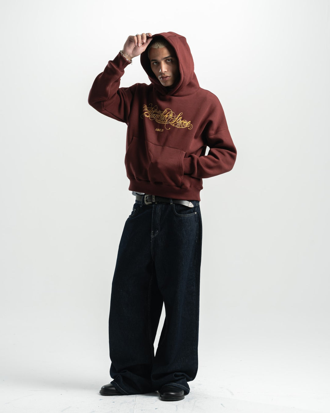 Blancka Royalty Hoodie - Burgundy