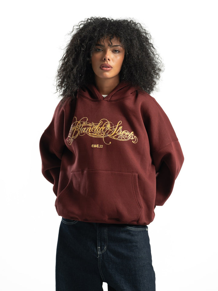 Blancka Royalty Hoodie - Burgundy