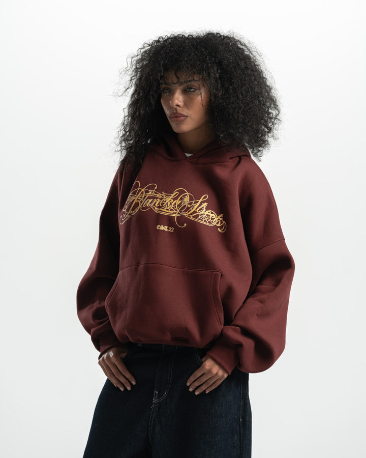 Blancka Royalty Hoodie - Burgundy