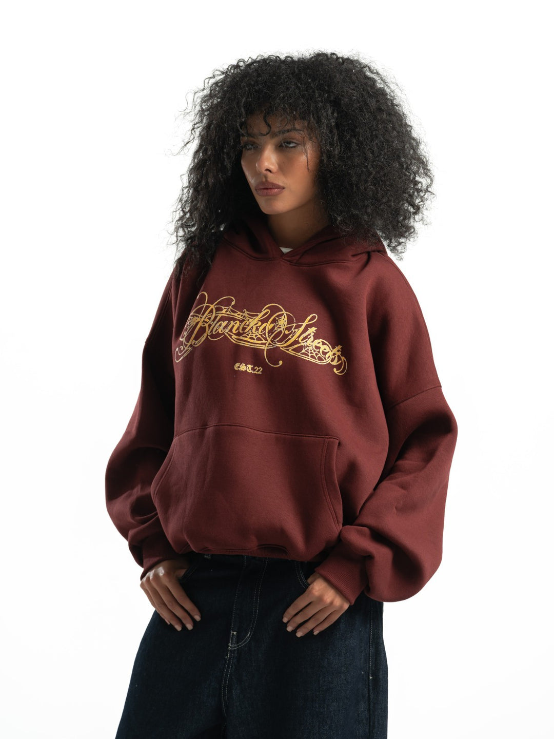 Blancka Royalty Hoodie - Burgundy