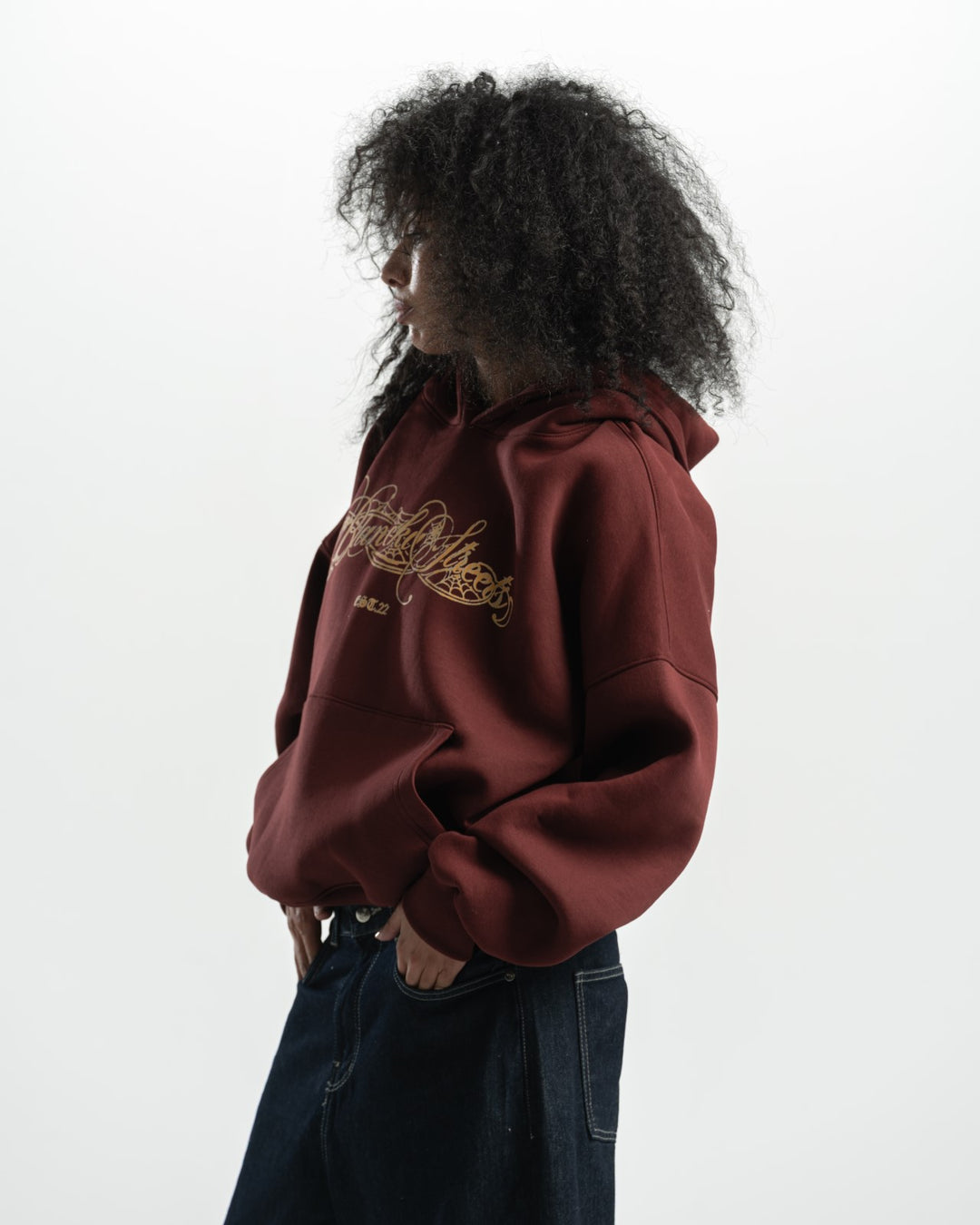 Blancka Royalty Hoodie - Burgundy