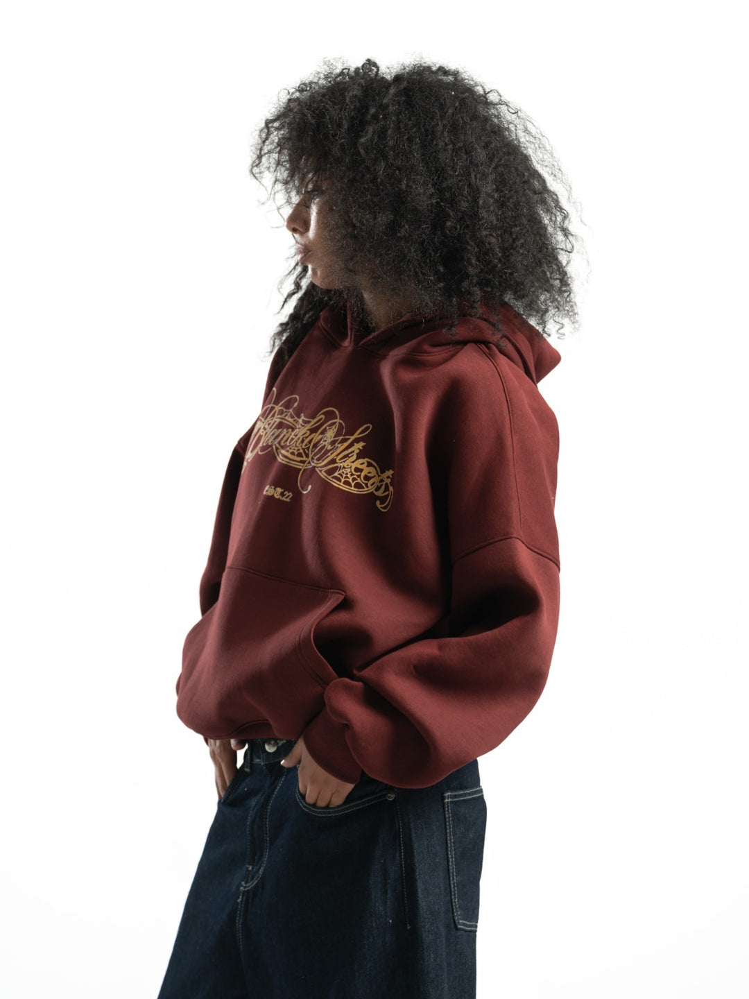 Blancka Royalty Hoodie - Burgundy