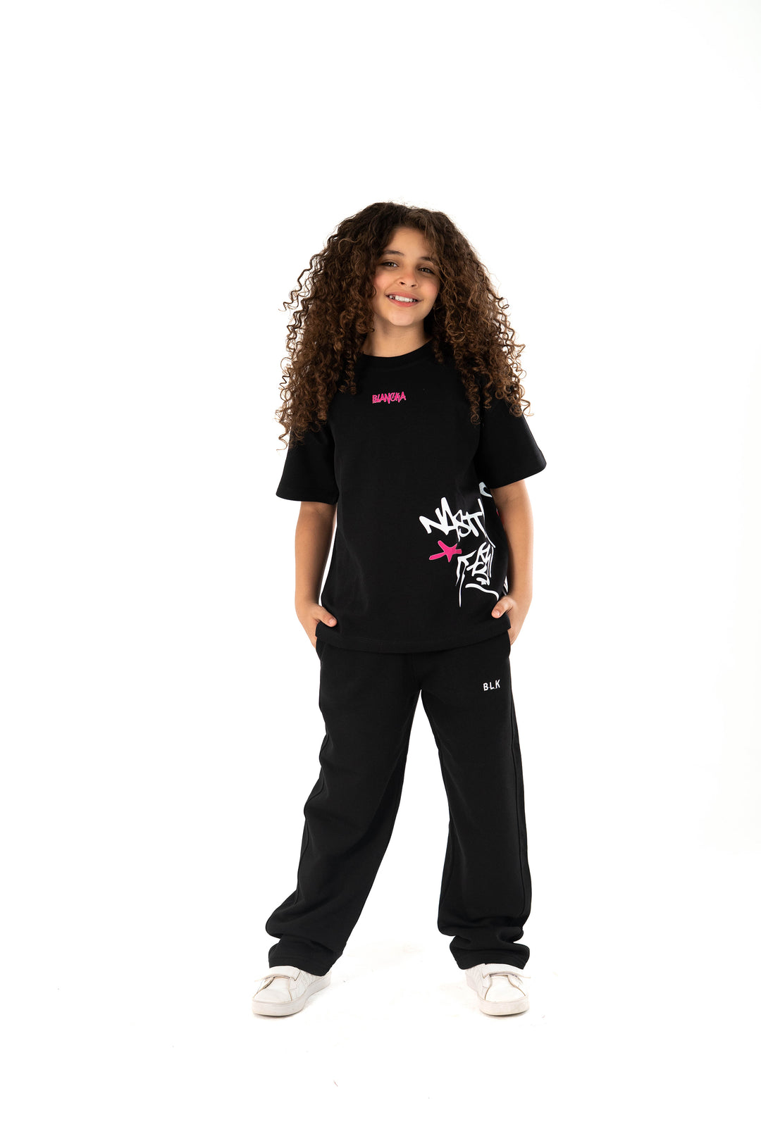 Graffiti Junior  Tee — Black