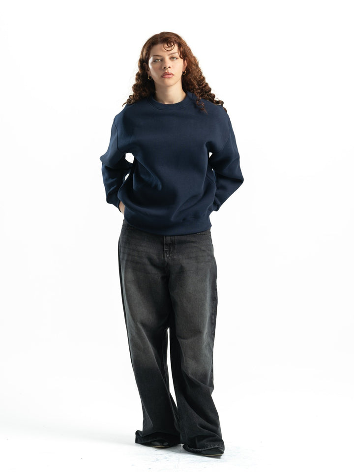Basic Crewneck – Navy