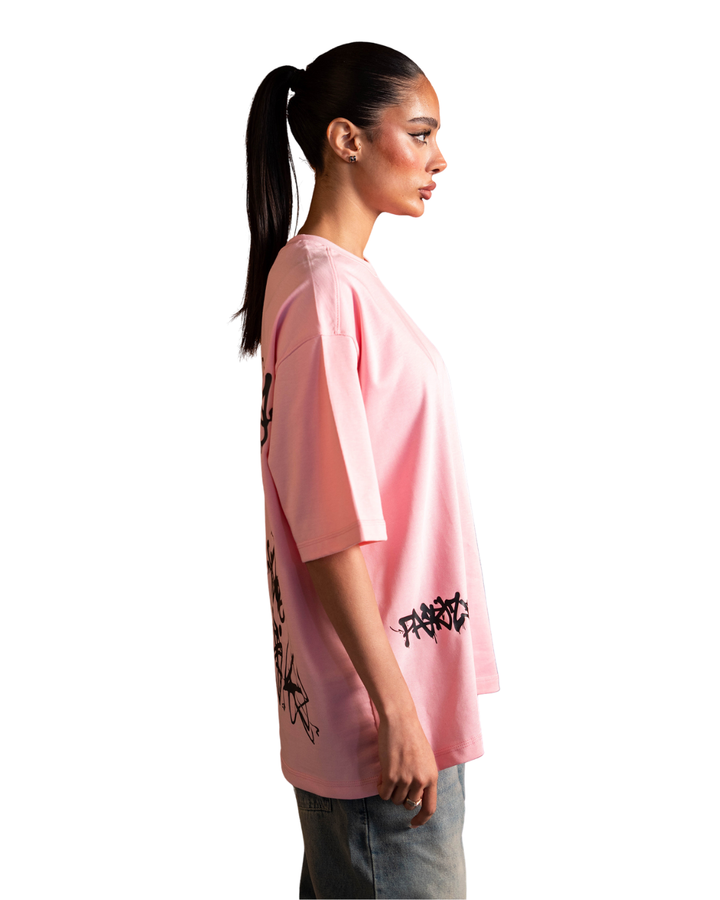 Graffiti Tee - Pink