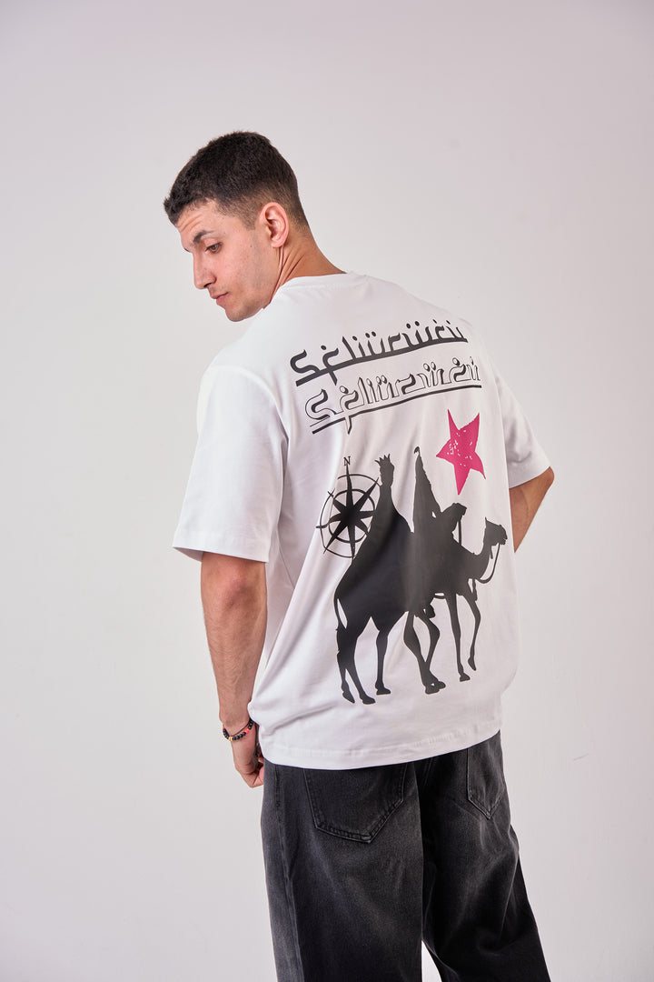 Blancka Desert Way Oversized T-Shirt – White