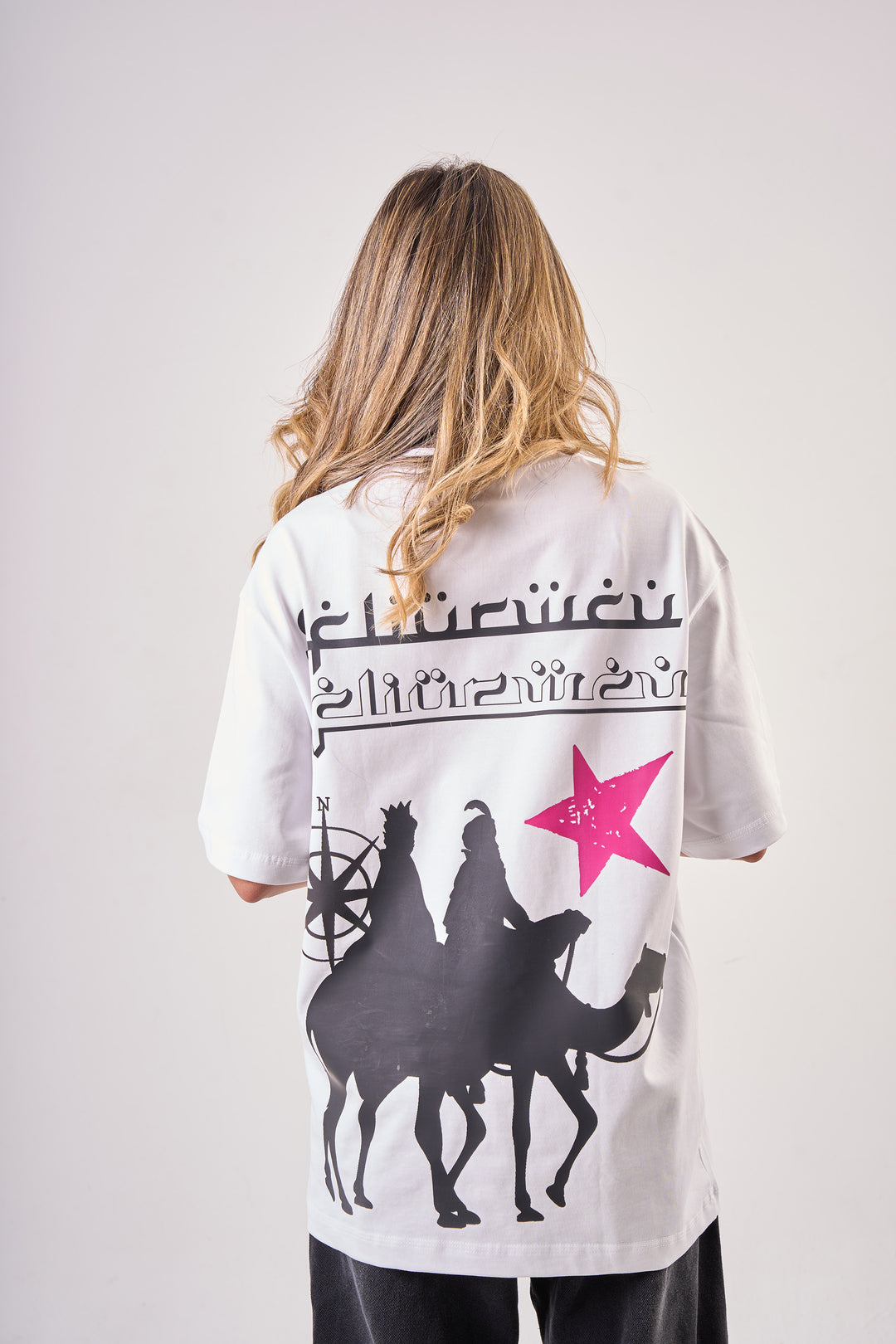 Blancka Desert Way Oversized T-Shirt – White