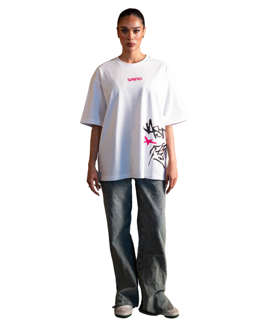 Side Graffiti Tee - White
