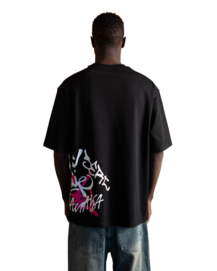 Side Graffiti Tee - Black